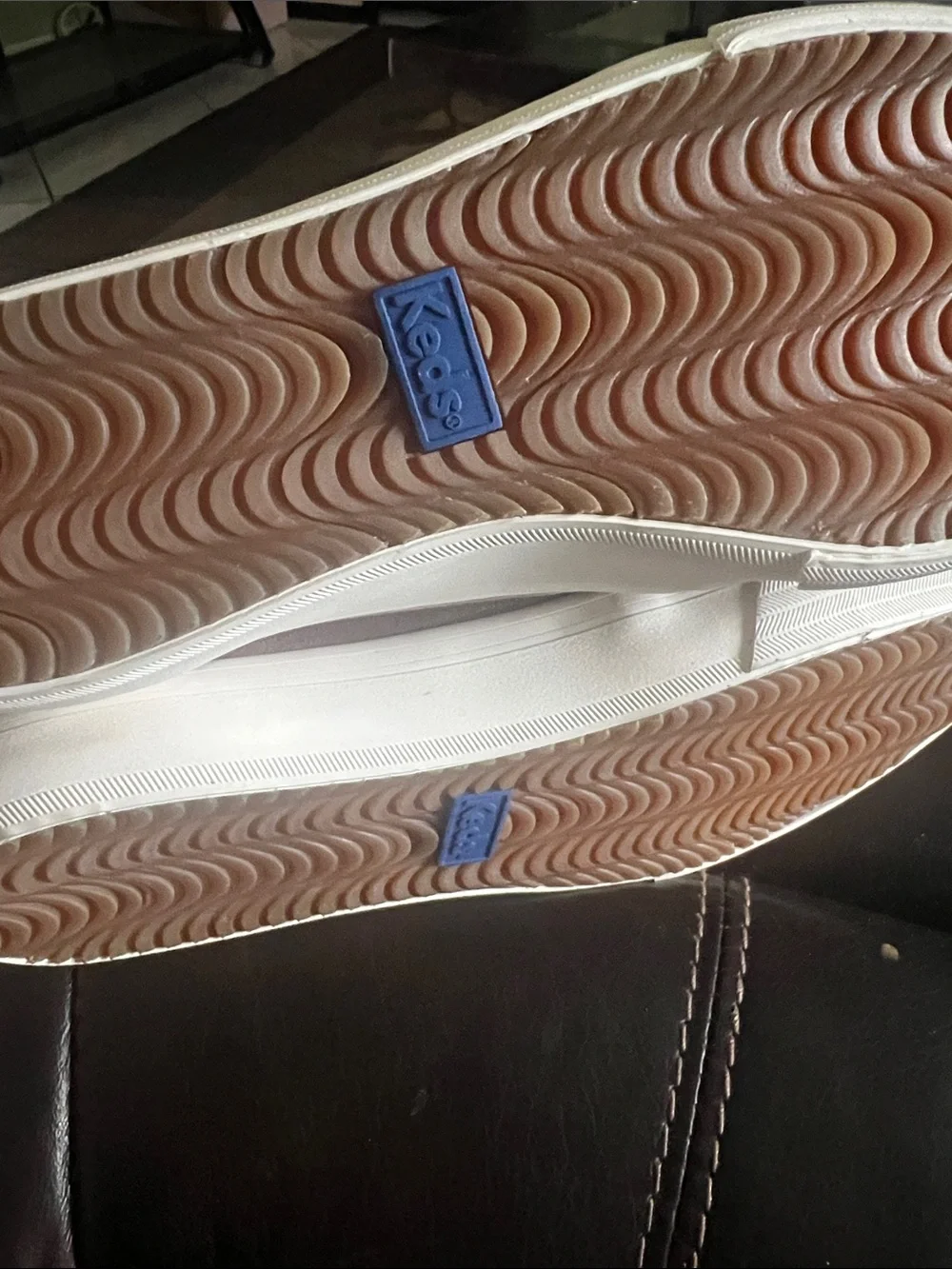 Keds Slip-On Loafers in Dusty Rose with White Sole